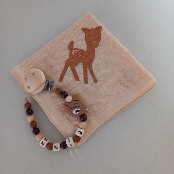 Nuscheli/Nuggikette Set Tiere